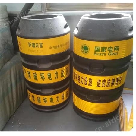 电线杆PE防护桶规格齐全定制电杆防撞墩易佳安电气