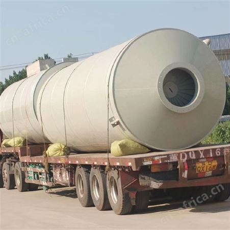 河南郑州锦华厂家特卖1800*5200型号13000风量PP喷淋塔洗涤塔酸雾废气吸收塔