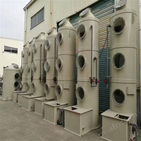 河南郑州锦华塑料板厂家供应酸雾净化脱硫除尘用φ800*4000PP喷淋塔PPH洗涤塔