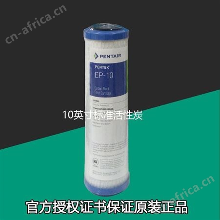 滨特尔pentair净水器净水机过滤器活性炭10寸EP-10炭棒滤芯