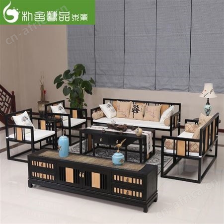 广州朴舍家具白蜡木酒店实木床 乌金木沙发  实木床 实木架子床厂家定制