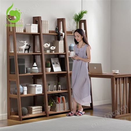 朴舍森林全实木书桌 美式轻奢新中式家具 简约小户型书房家具 电脑桌