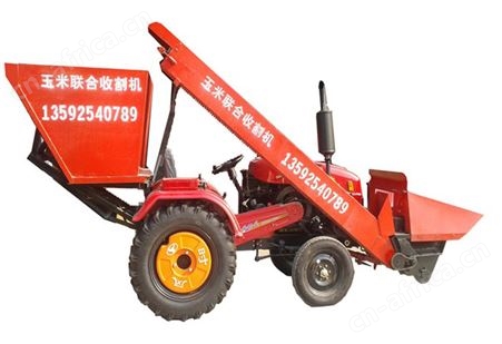 两行小型玉米收割机