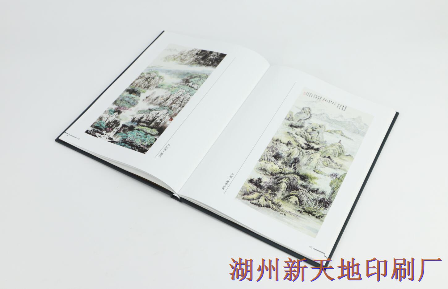 湖州新天地印刷书画集精装纪念册内页印刷色彩饱和度 湖州新天地印刷书画集精装纪念册内页印刷色彩饱和度