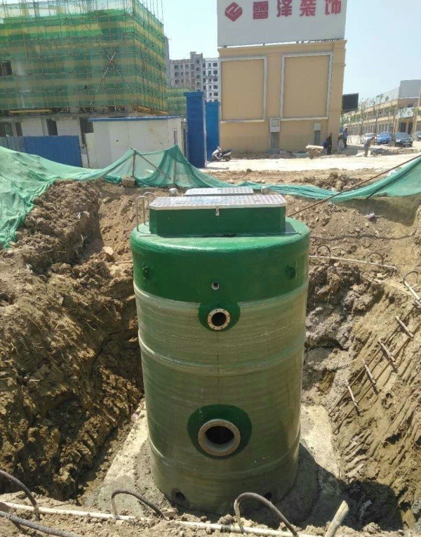 一体化预制泵站安装图 一体化预制泵站安装图