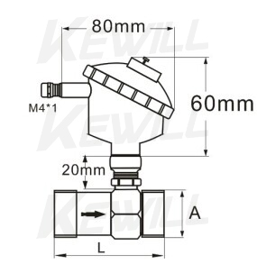 FR55-T螺纹连接型外形尺寸